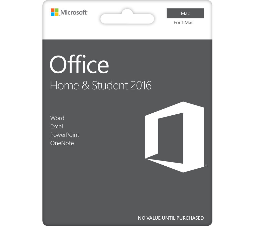outlook 2016 office home and student for mac